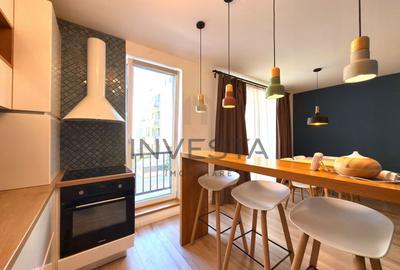 Apartament cu 2 camere semidecomandat, mobilat în Andrei Mureșanu
