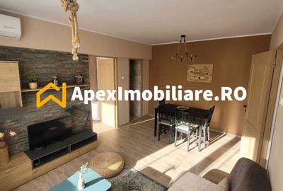 Apartament cu 3 camere semidecomandat, mobilat în Calea Victoriei