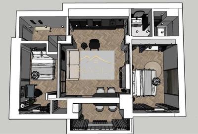 Apartament 3 camere***mobilat LUX//Piata Romana - 24