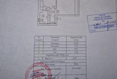 Garsonieră decomandată, mobilată în Metalurgie