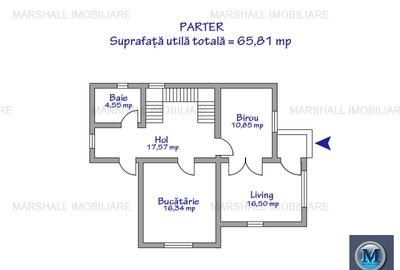 Vila cu 4 camere de vanzare in Strejnicu, 131.81 mp #16524 - 10