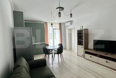 Apartament cu 2 camere semidecomandat, mobilat în Cetății