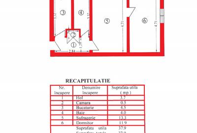 2 cam, 39 mp, parter, zona kaufland, Bals - 2