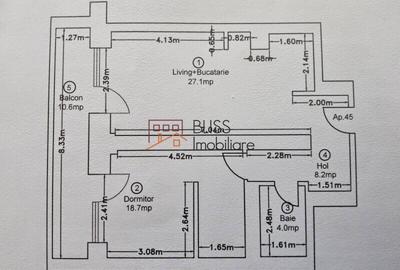 Apartament decomandat cu 2 camere, mobilat și utilat - 20