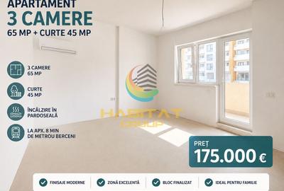 Apartament cu 3 camere decomandat în Central