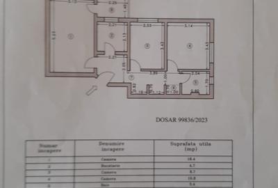 Apartament 3 camere  decomandat – Auchan Titan - 13