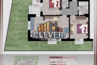Apartament cu 3 camere semidecomandat în Theodor Pallady