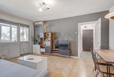 Apartament cu 2 camere semidecomandat, mobilat în Cantemir