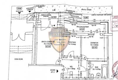 3 camere, Bratianu Palas Pompieri decomandat, parcare, centrala gaze, A/C parter - 22
