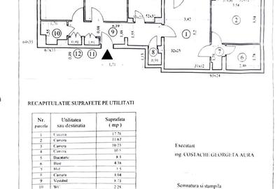 Apartament 4 camere Mărgeanului, 86 mp, etaj 3/10, posibilitate centrală proprie - 19