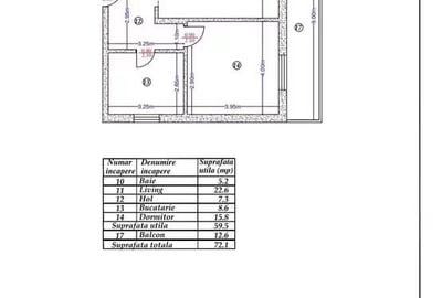 2 Camere Dobroesti Str. Caisului 72 Mp Totali Loc de Parcare Centrala Proprie - 13