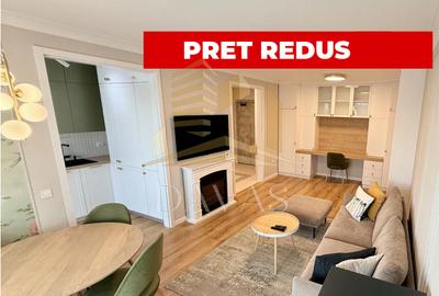 Apartament cu 2 camere semidecomandat, mobilat în Plopilor