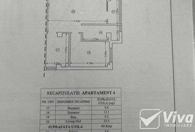Str. Pepinierii - Ap 2 camere mobilat si utilat, etaj 1, 53 mp - 9