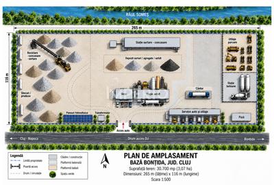 Platforma industriala 30.700 mp Bontida | Asfalt, Beton, Agregate, Reciclare - 10