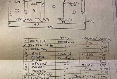 Dristor Rm Sarat Calea Vitan  2Bai 75Mp Utili Total 3 Camere Vanzare - 4