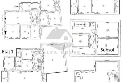 Casa deosebita cu 10 camere in Centrul Civic - 450 mp, zona Castanilor - 20