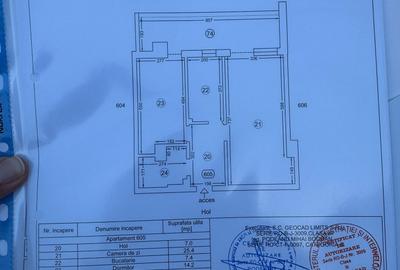 Apartament cu 2 camere decomandat în Faleza Nord