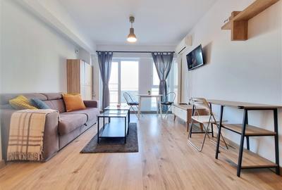 Apartament cu 2 camere semidecomandat, mobilat în Barbu Văcărescu