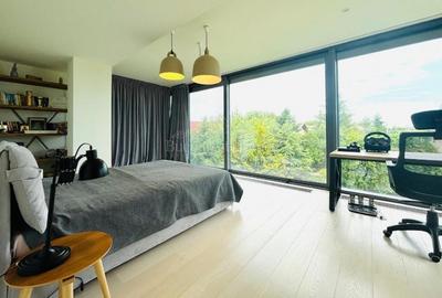 Vila Minimalista cu  Design Deosebit, 4 Dormitoare, Inchiriere, Corbeanca - 9