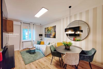 Apartament cu 3 camere semidecomandat, mobilat în Floreasca