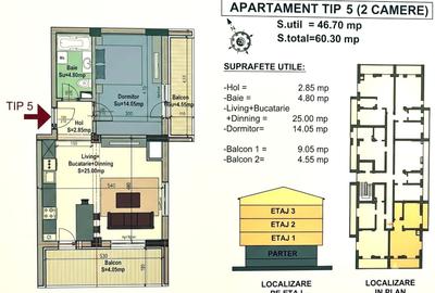 COMPLEX NOU I DIRECT DEZVOLTATOR I PIATA GORJULUI SI PARC I APARTAMENTE 2 CAMERE - 2