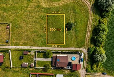 Teren 500 mp, front +18ml, zona in dezvoltare, vecinatati rezidentiale, potentia - 1