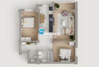 Apartament 3 camere de vanzare Popas Pacurari - 2