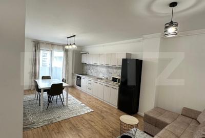 Apartament cu 2 camere semidecomandat, mobilat în Florești