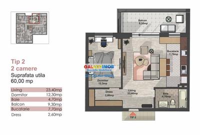Vanzare apartament  2 camere  bloc nou, metrou, comision 0 ! - 11