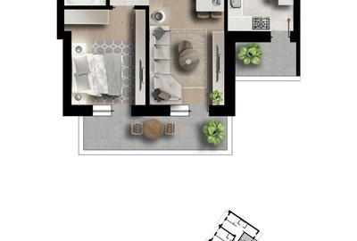 Apartament 2 camere, langa metrou Pacii, Maniu141 - 17