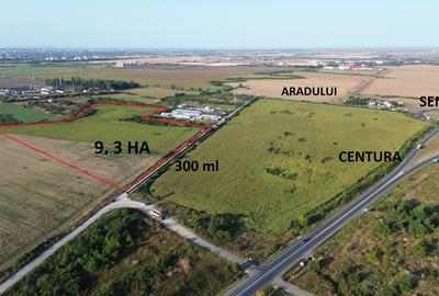 Teren cu PUZ logistic industrial, centura, autostrada,Timisoara NORD - 1