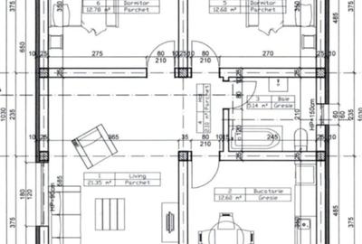 FARA COMISION casa 3 camere PARTER + pod Mansardabil cu placa beci LA CHEIE - 20