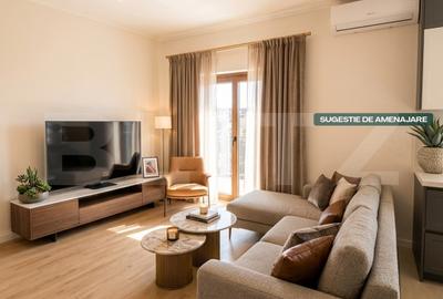 Apartament cu 2 camere semidecomandat, mobilat în Giroc