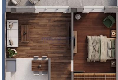 Apartament cu 2 camere, 54 mp utili + Terasă 19,2 mp ,Ansamblu Rezidențial - 3