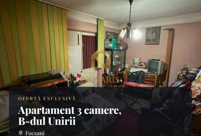 Apartament cu 3 camere decomandat în Central