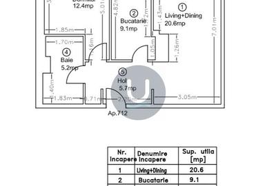 Apartament 2 camere, balcon 11 mp, încălzire geotermală – First Estates Pipera - 20