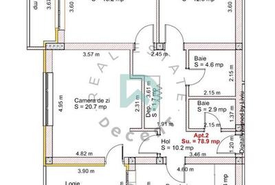 Apartament 3 camere cu gradina proprie 330 mp - SELIMBAR - 1