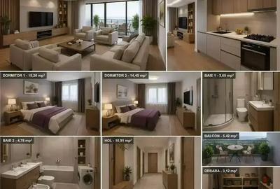 Apartament 3 camere 85,49mp  | Bloc nou | zona 13 Septembrie I - 10
