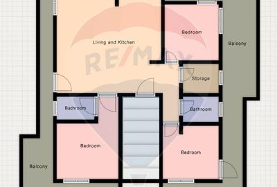 Apartament 4 camere de vanzare, zona Manastur - 1