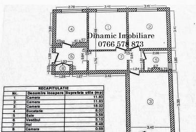 Dristor Metrou, 3 Camere, Decomandat, Parter, Balcon - 8