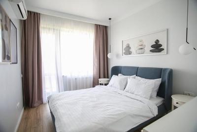 Apartament cu 2 camere semidecomandat, mobilat în Băneasa