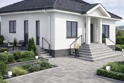 Casă nouă pe un nivel | 118 mp utili | Teren 600 mp | intrare Chinteni - 1