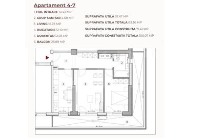 Apartament cu 2 camere decomandat în Calea Severinului