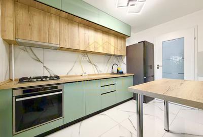 Apartament cu 3 camere decomandat, mobilat în Girocului