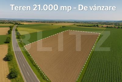 Teren Construcții intravilan de 21000 mp, în Nord-Vest