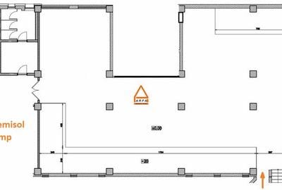 Spatiu comercial - D+P - 460 mp  - Centru Civic - 2