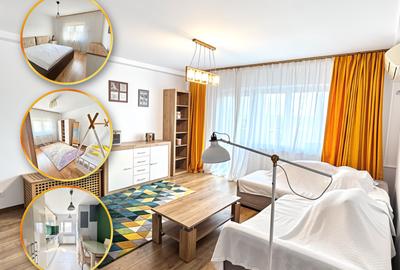 Apartament cu 3 camere semidecomandat în 1 Mai