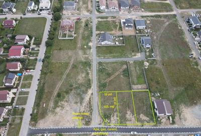 Teren Construcții intravilan de 505 mp, în Moșnița Nouă