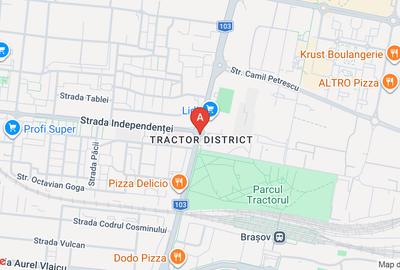 Apartament cu 2 camere decomandat, mobilat în Tractorul