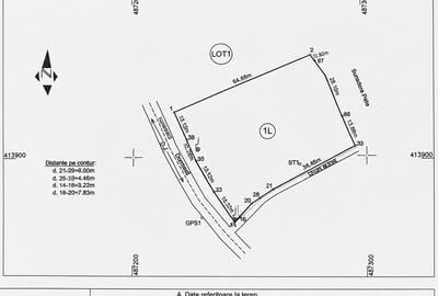 Teren Construcții intravilan de 3097 mp, în Corbi